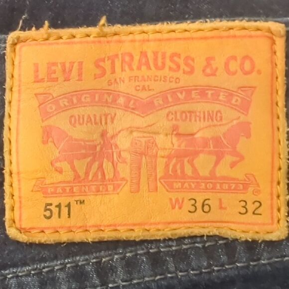 Levi’s 511 men’s jeans | slim fit blue denim modern classic - Picture 2 of 7
